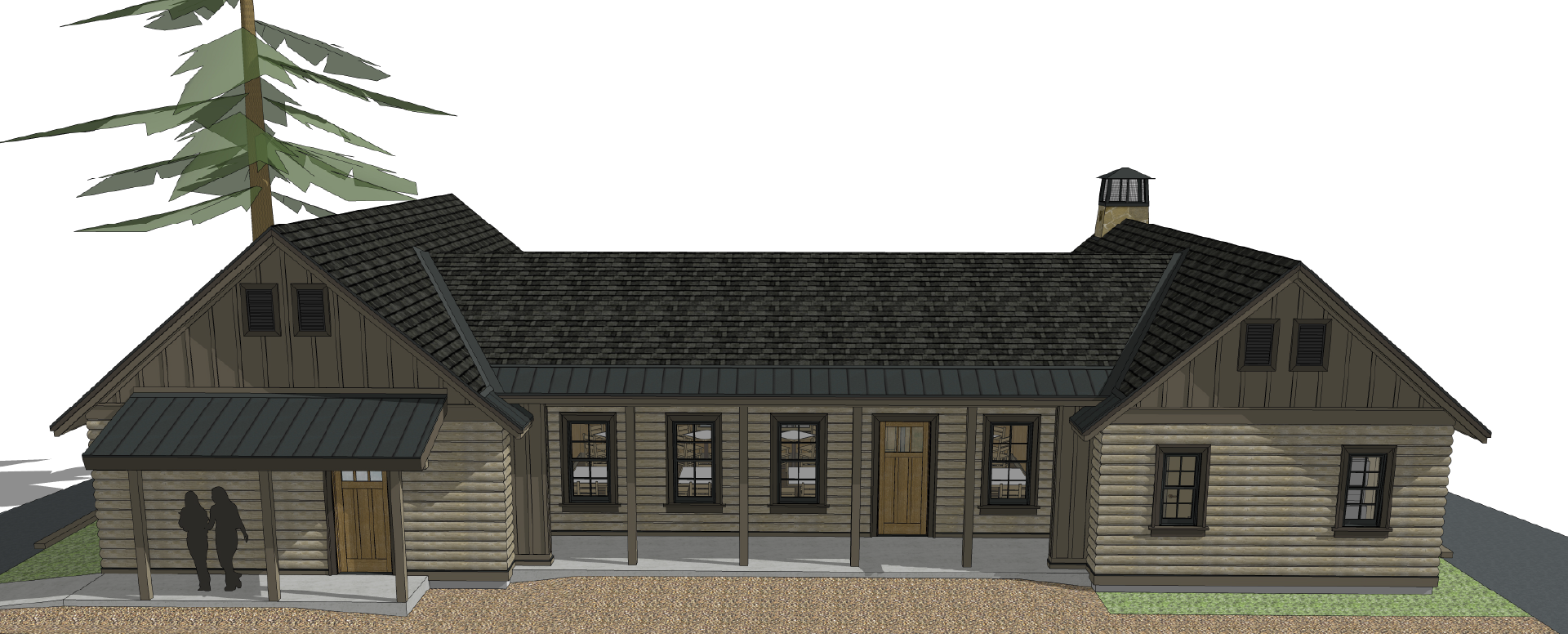 Access Mammoth 2D rendering of the Jack and Kathy Copeland center